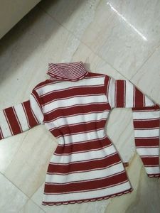 Striped Turtleneck Sweater