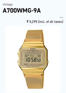 Casio Vintage Watch