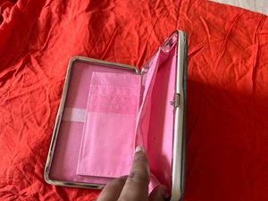 Clutch with Rose Detail