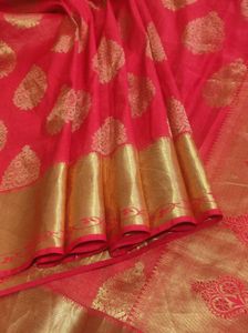 Red Bridal Kanchipuram Silk Saree