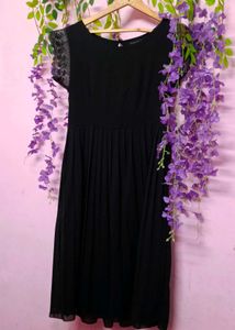 Beautiful Black Pleated Dress