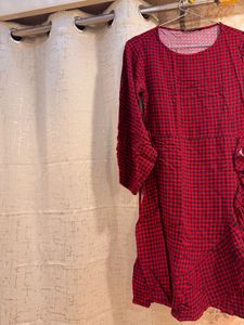 ZUDIO Checkered Winter Desss ✨