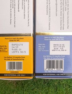 Combo Of Dr. Sheths Moisturizer &amp; Sunscreen