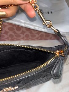 Coach Nolita - Black Engraved Shoulder Bag