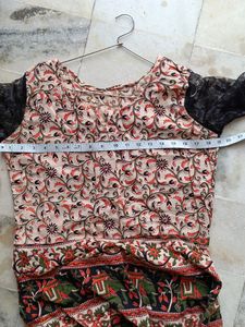 Beautiful Jaipuri Print Anarkali Kurta(Fixed Rate)