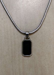 black onyx pendant necklace