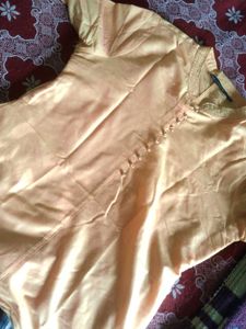 Yellow Embroidered Kurta
