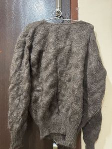 Vintage Brown Knit Sweater