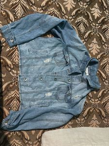 Distressed Denim Jacket