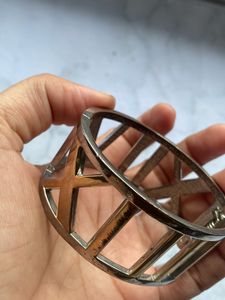 Roman Numbers Silver Metal Kada