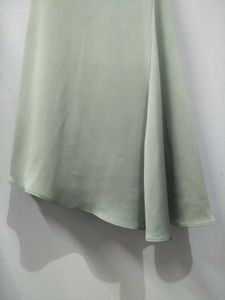 Asymmetrical Pastel Green Skirt