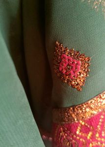 Beautiful 😍Green Saree