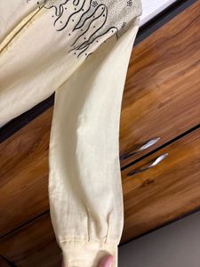 Vintage Unique Patterned Yellow Shirt