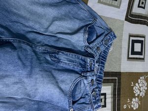 baggy denim with adjustable waist