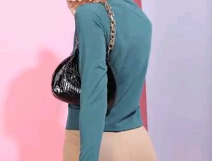 Teal Twisted Top