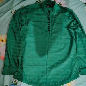 Green Striped Shirt