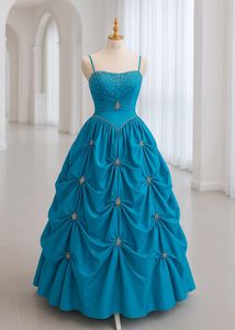Teal Ball Gown