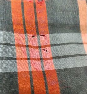 red colour checked shirt for men (thrifted)