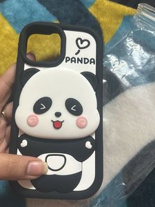 Cute Panda iPhone 14 Plus Cover