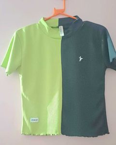 Two-Tone Ribbed Tee