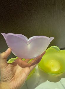 Flower Shaped Fruit Bowls - Set Of 5