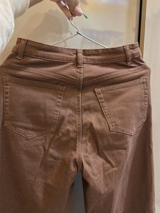 Brown Straight Leg Jeans