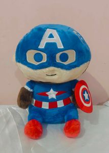 Superhero Captain America Plush Toy – Soft Stuffed