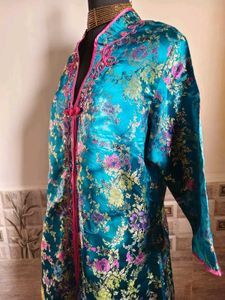 Floral Embroidered Jacket Size 42/44 XXL