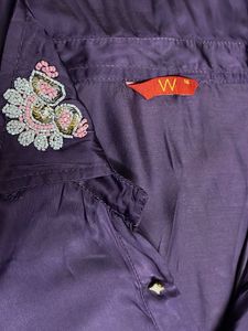 Elegant Purple Kurta Set