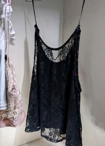 Black Floral Top