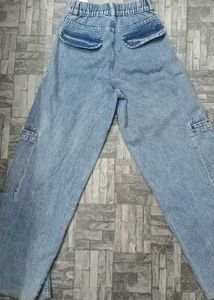 Wide Leg Denim Jeans