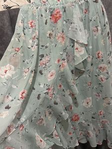 Beautiful Olive Colour Frock Middy
