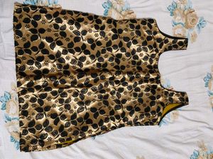 Golden Short kurti