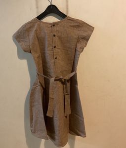 Boho Brown Print Frock