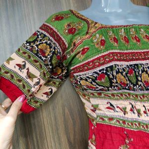 Colorful Printed Maxi Dress