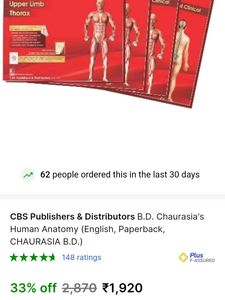 SALE!!!! BD  CHAURASIA Human Anatomy