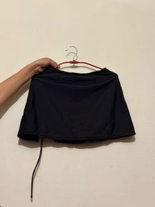 Gray Mini tennis Skirt