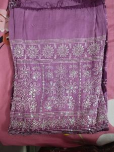 Green Dress Material