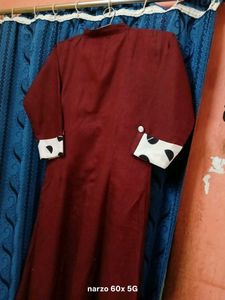 Maroon Kurta