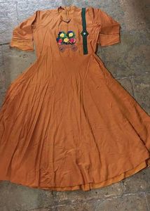 Rajwadi one piece Flaired Kurti