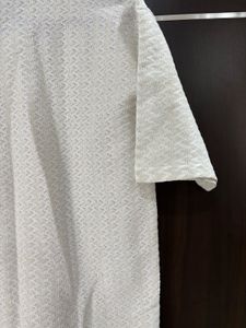 White Patterned Shirt