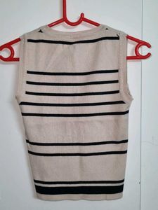 Striped Sleeveless Top