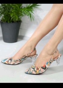 Colorful Slingback Heels