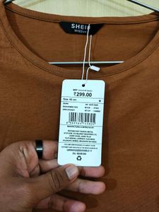 New Stylish Brown SHEIN Top