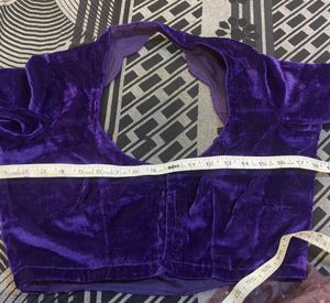 Imported Pure Chiffon Saree With Velvet Blouse