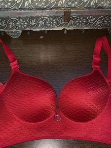 Red Imported Padded Bra