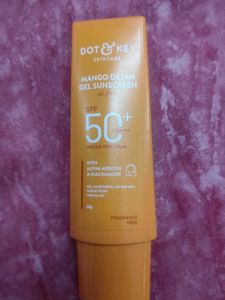 a sunscreen