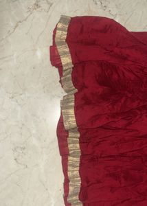 Maroon Umbrella Dress