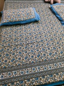 Floral Double Bedsheet with pillow cover