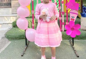 Cute Pink Girls Dress